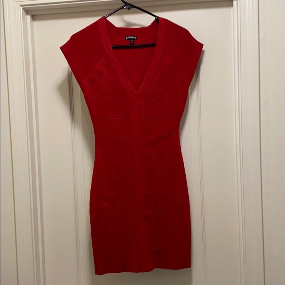 Red Mini BodyCon dress